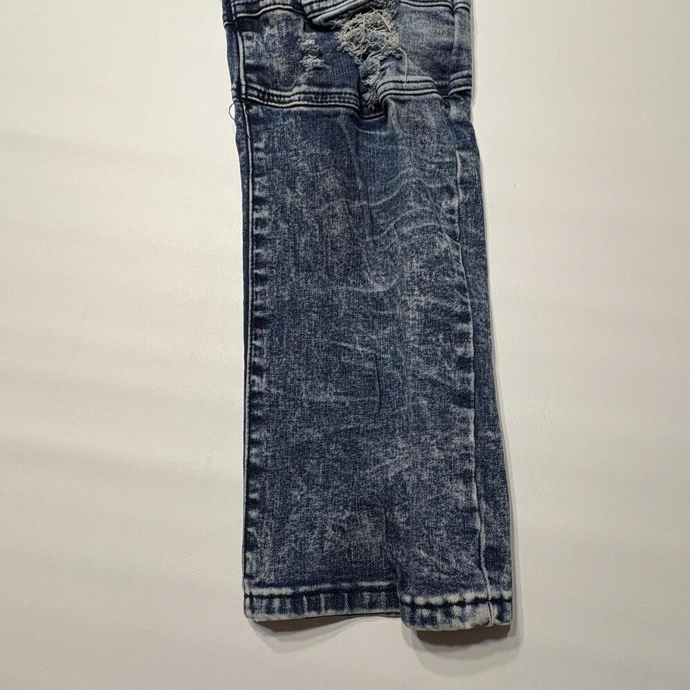 Decibel Men’s Distressed Acid Wash Moto Jeans – 36x32 - Picture 8 of 16